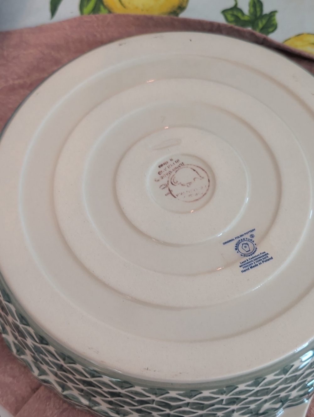 Polish Pottery Pie Dish - Picture 7 of 7